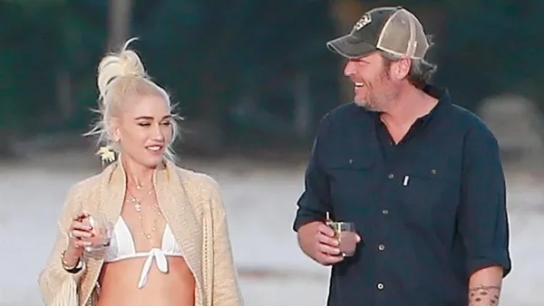 Gwen Stefani, Blake Shelton, Beach, Vacation, Playa del Carmen, Mexico