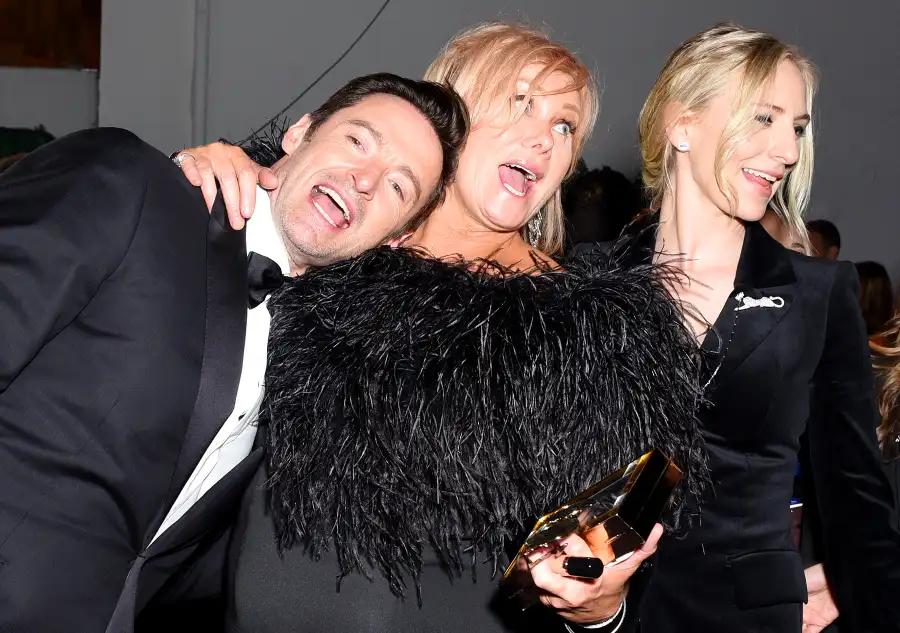 Hugh Jackman Deborra-lee Furness FOX, FX and Hulu 2018 Golden Globe Awards After Party