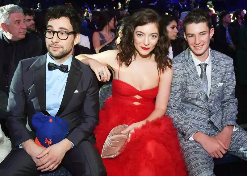 Jack Antonoff Lorde Angelo Yelich-O'Connor Grammys 2018