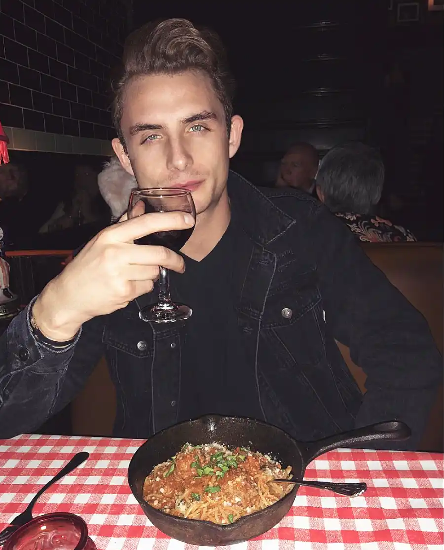 Stars Eating Out James Kennedy