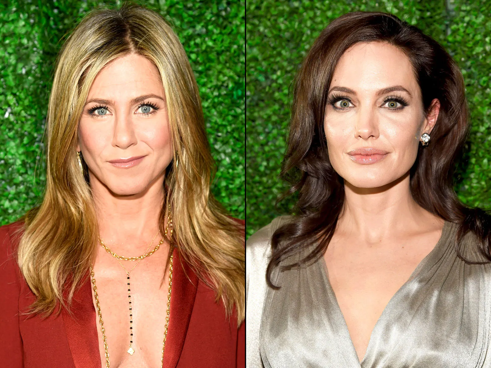 Jennifer Aniston and Angelina Jolie