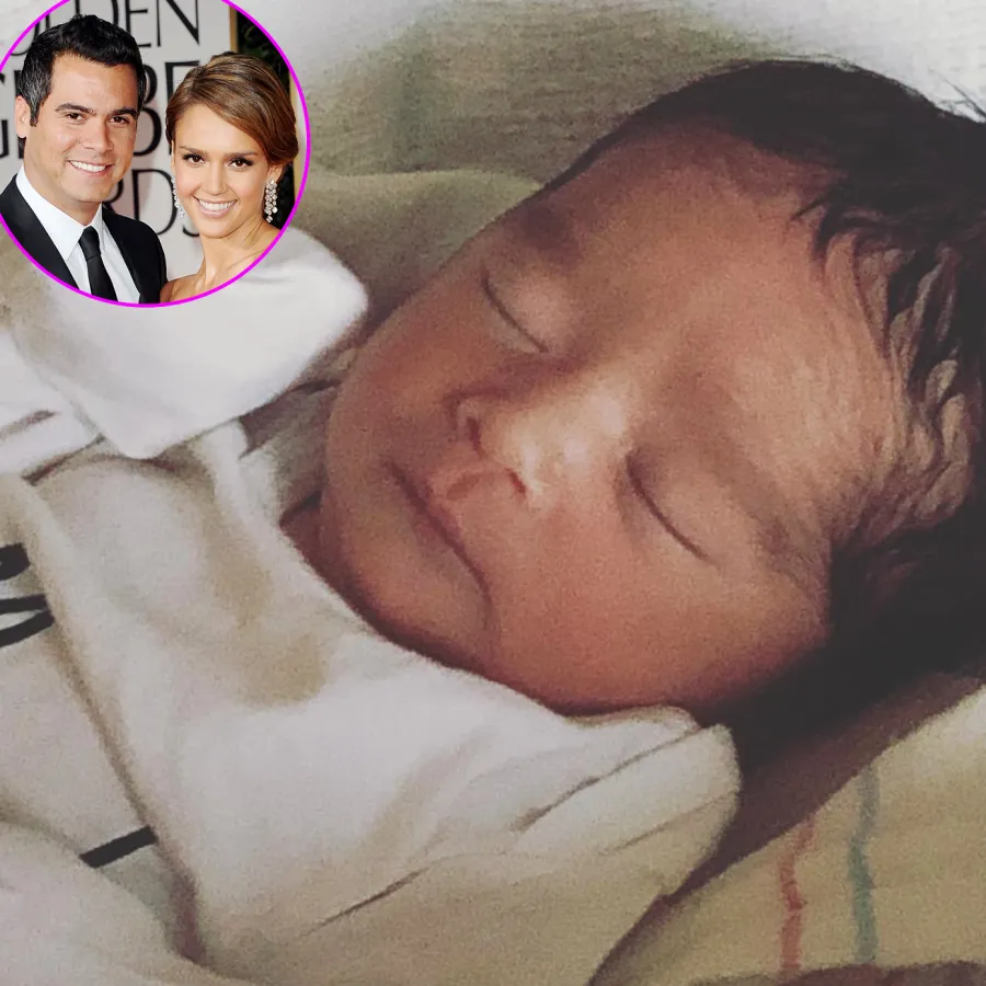 Jessica Alba Cash Warren and baby Hayes Alba Warren