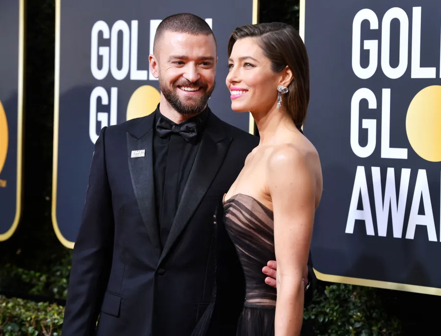 Justin Timberlake and actor Jessica Biel