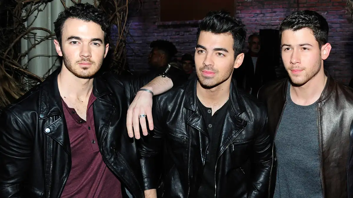 Kevin Jonas, Joe Jonas, Nick Jonas, John Varvatos, Fashion Show, Front Row