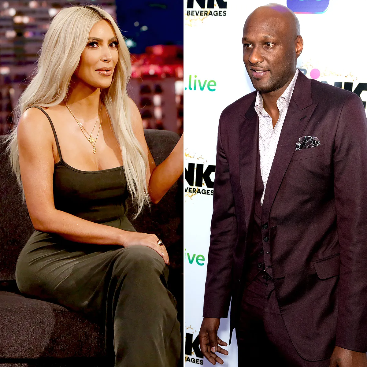 Kim Kardashian and Lamar Odom