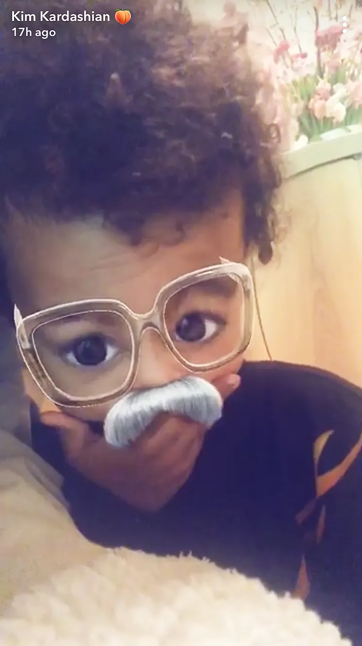 Kim Kardashian Saint West Snapchat