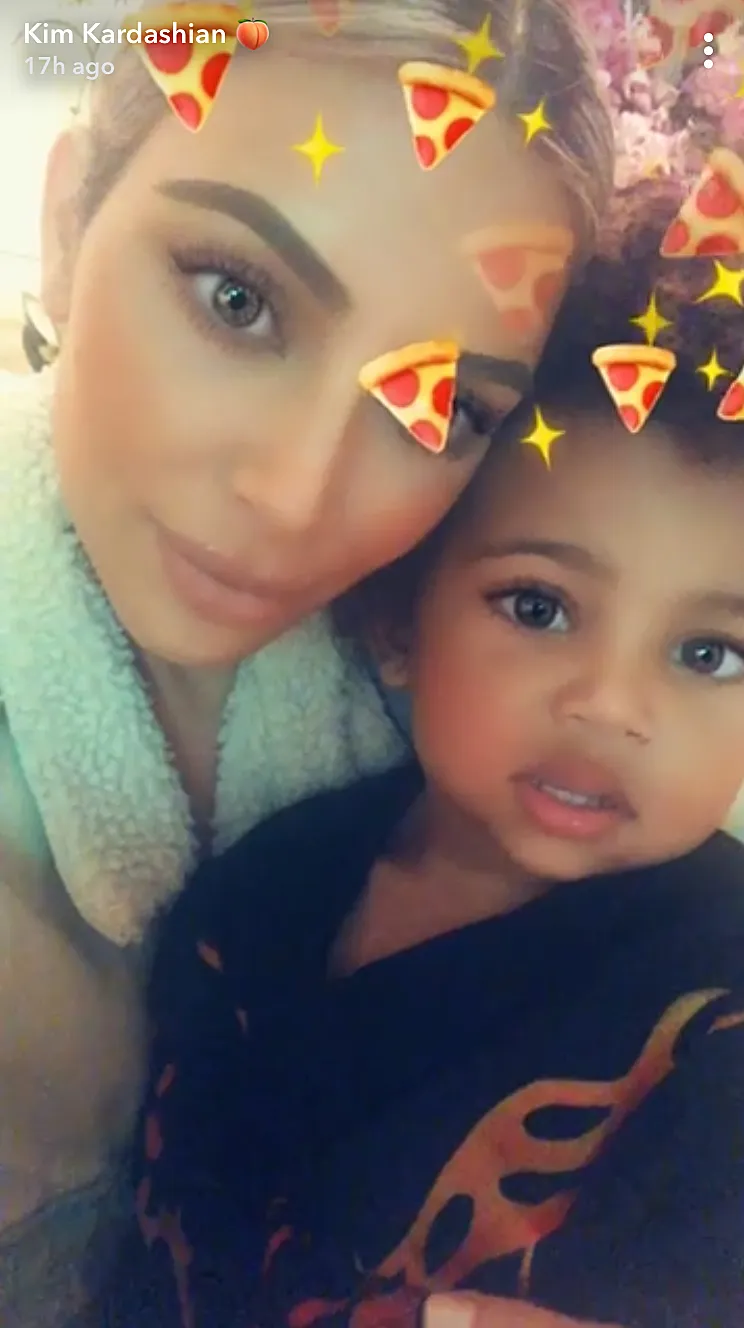 Kim Kardashian Saint West Snapchat