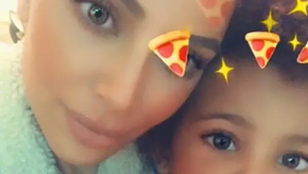 Kim Kardashian Saint West Snapchat