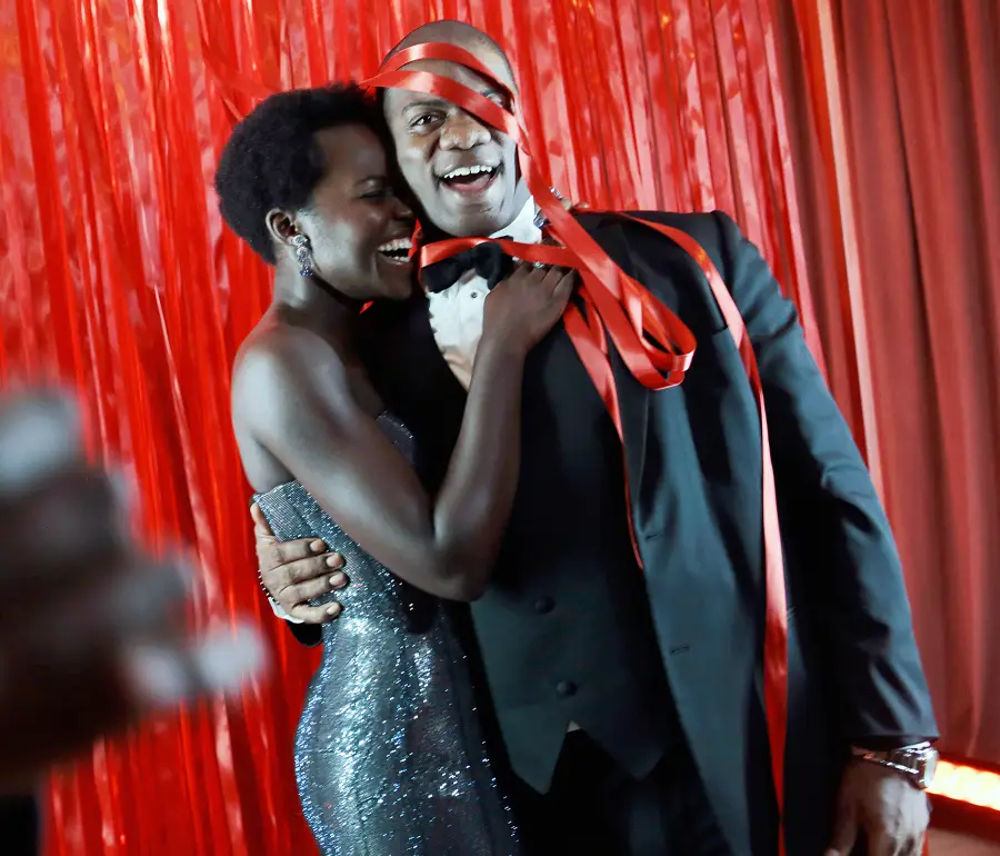 Lupita Nyong'o Marcus Henderson Netflix SAG After Party