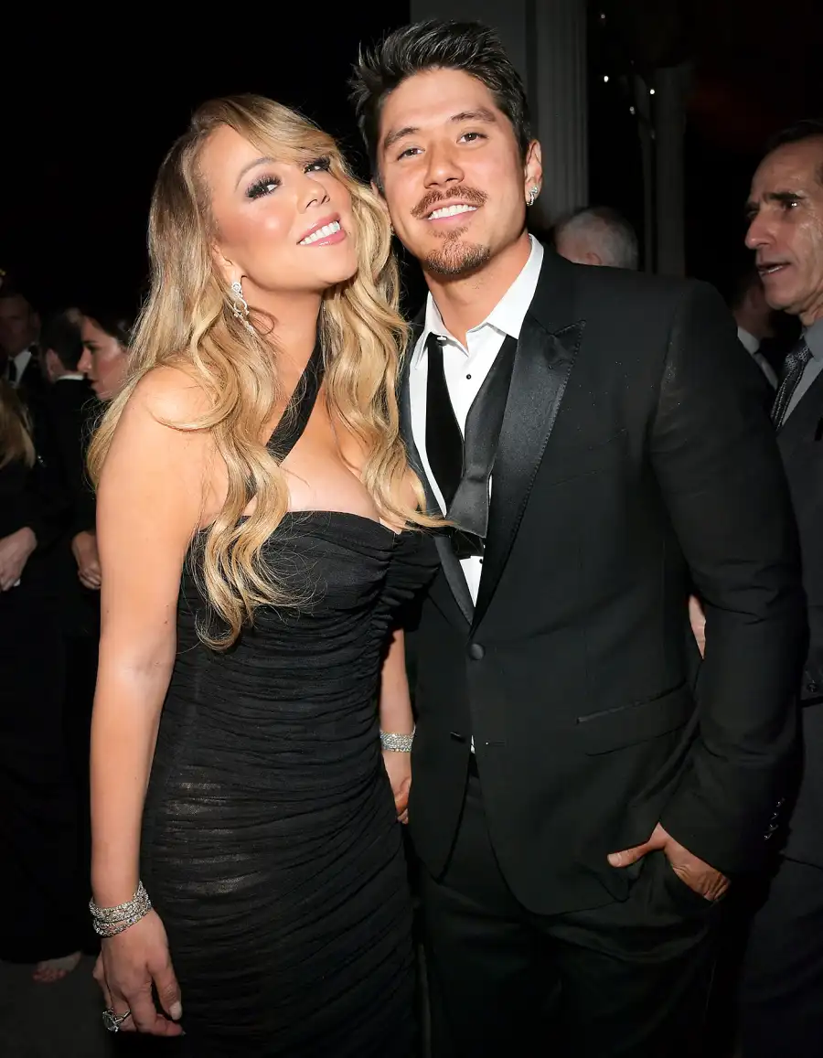 Mariah Carey Bryan Tanaka 2018 InStyle and Warner Bros. 75th Annual Golden Globe Awards Post-Party