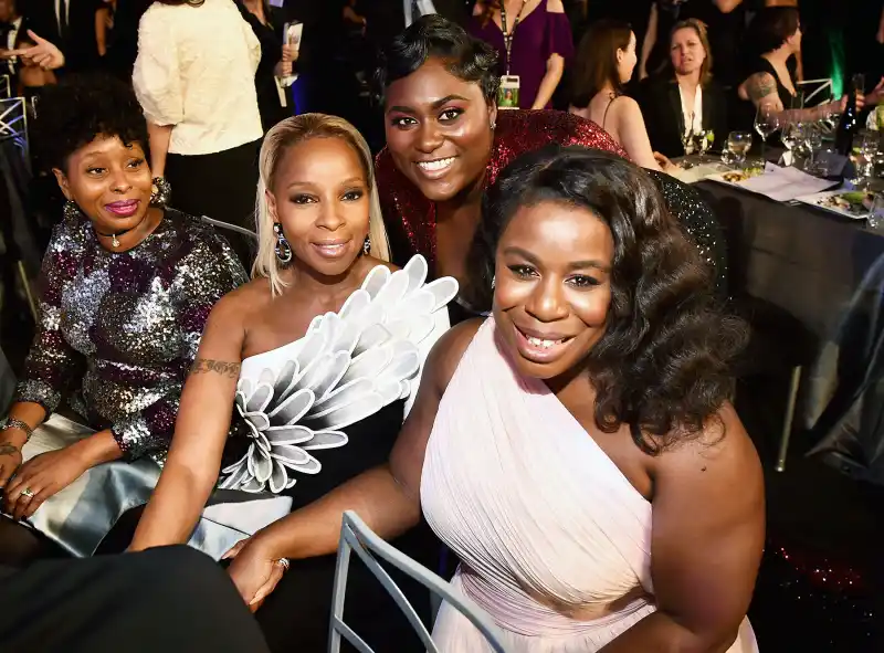 Mary J. Blige Danielle Brooks Uzo Aduba SAGs 2018 audience