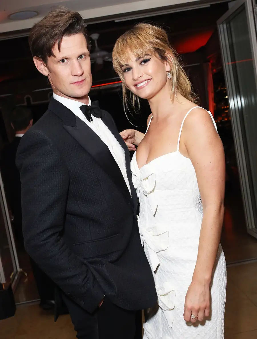 Matt Smith Lily James Netflix SAG After Party