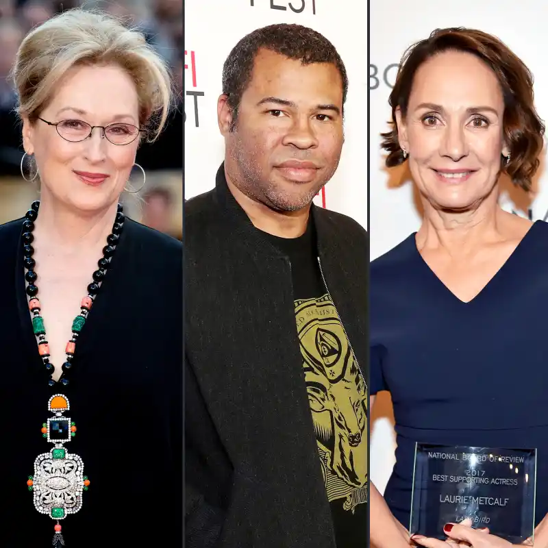 Meryl Streep Jordan Peele Laurie Metcalf Oscar Nomination Reactions