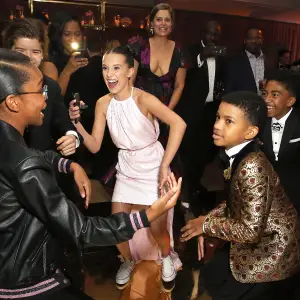 Millie Bobby Brown Lonnie Chavis Netflix SAG After Party 2018