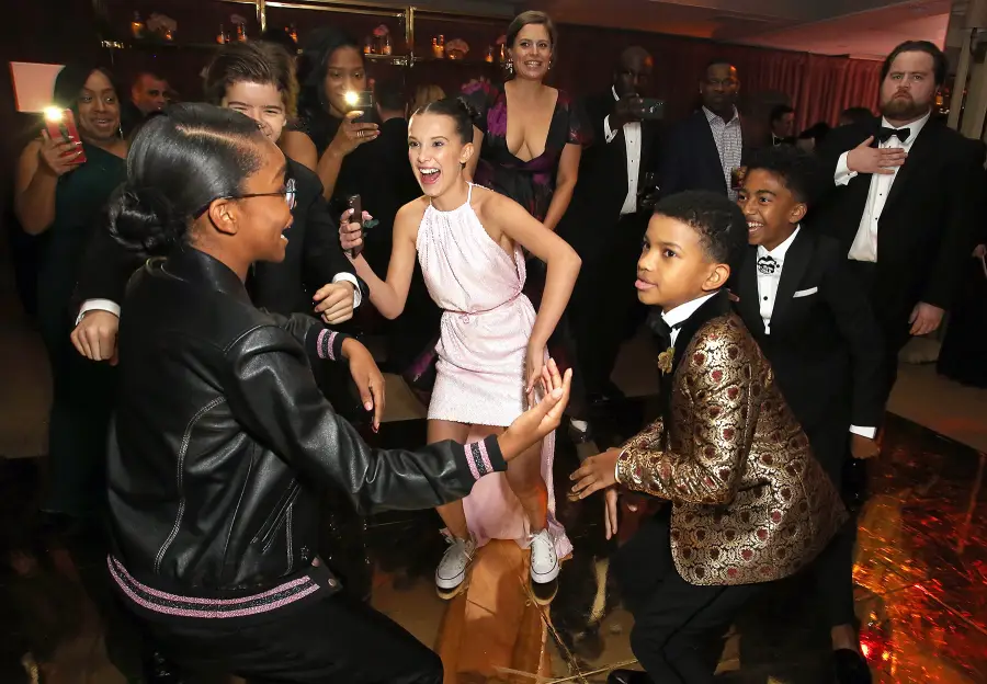 Millie Bobby Brown Lonnie Chavis Netflix SAG After Party 2018