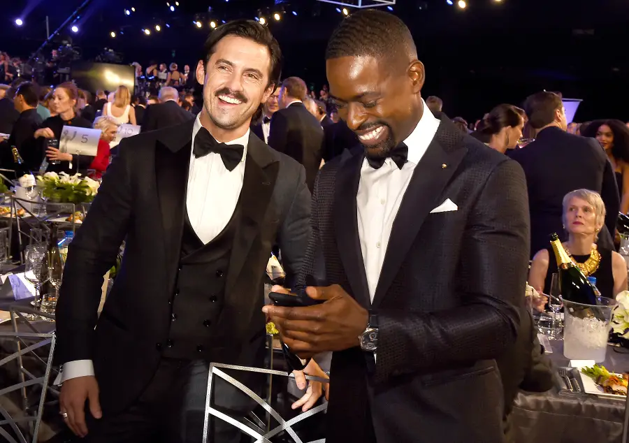 Milo Ventimiglia Sterling K. Brown SAGs 2018 audience