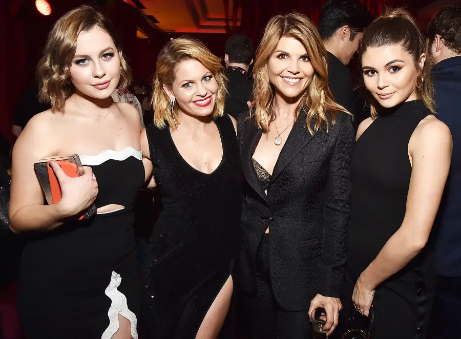 Natasha Bure Candice Cameron-Bure Lori Loughlin Isabella Giannulli Netflix Golden Globes after party 2018