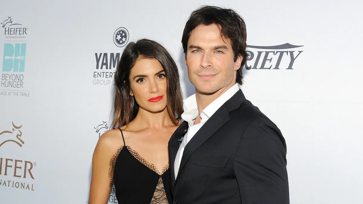 Nikki Reed and Ian Somerhalder