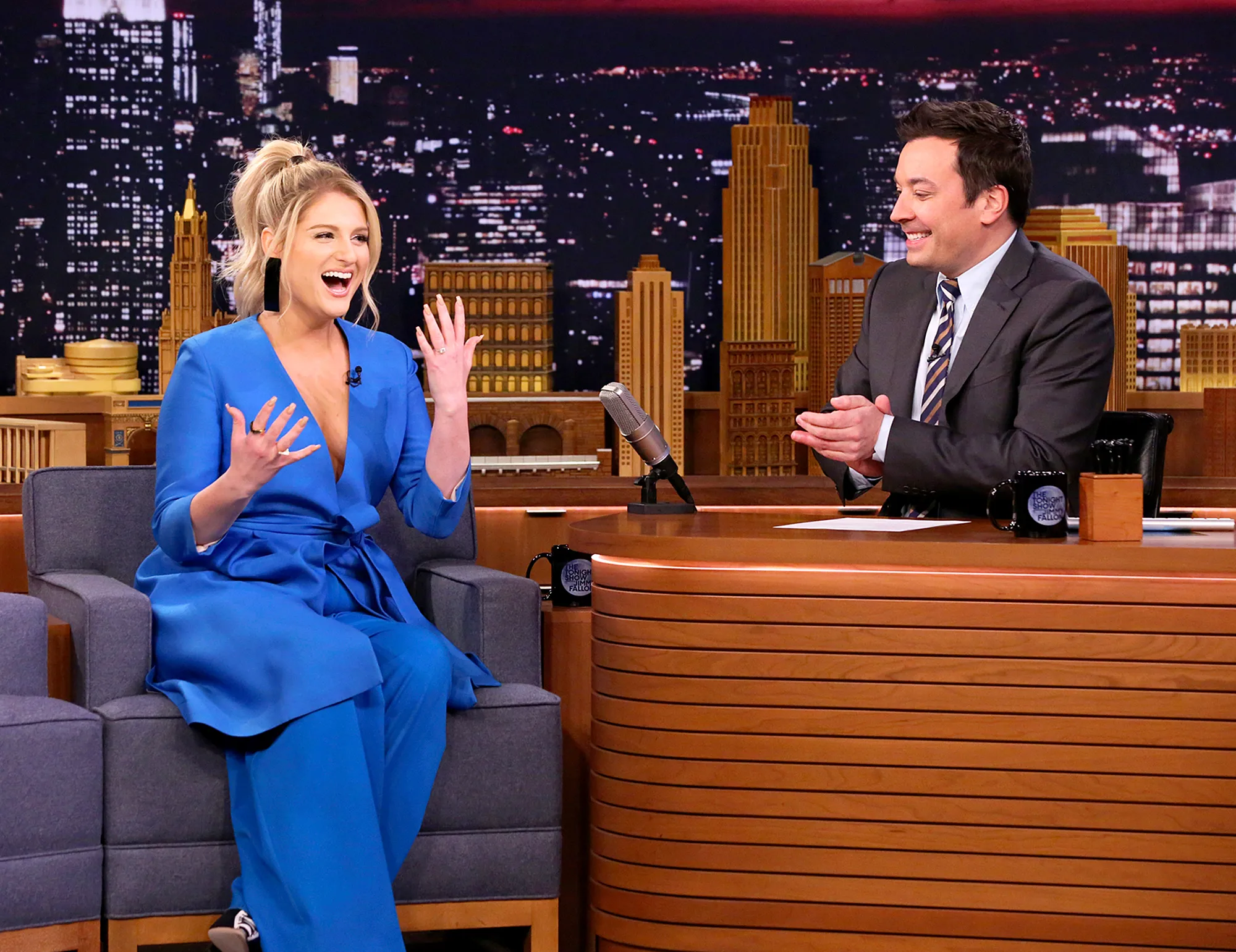 Meghan Trainor during ‘The Tonight Show starring Jimmy Fallon‘