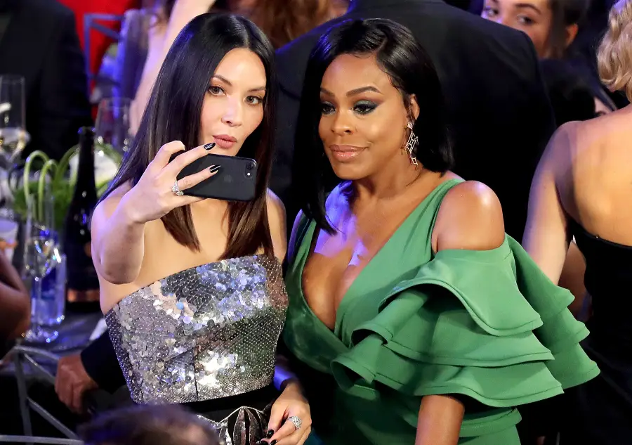 Olivia Munn Niecy Nash SAGs 2018 audience