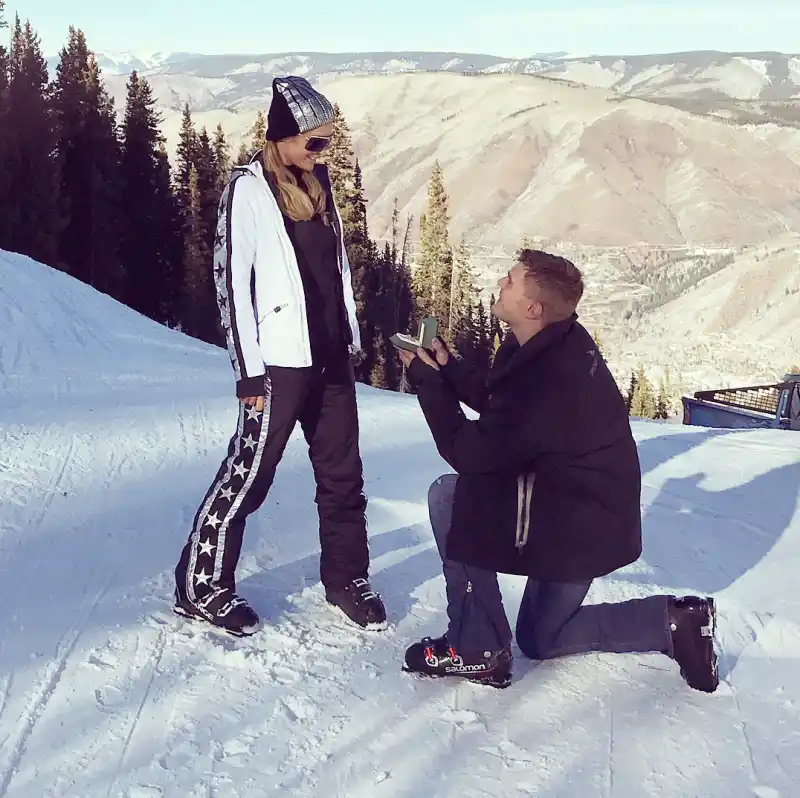 Paris Hilton Chris Zylka engaged
