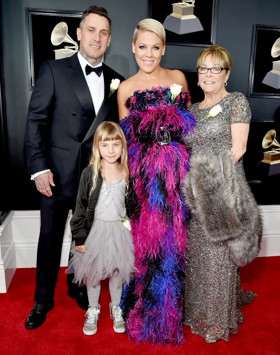 pink-and-family