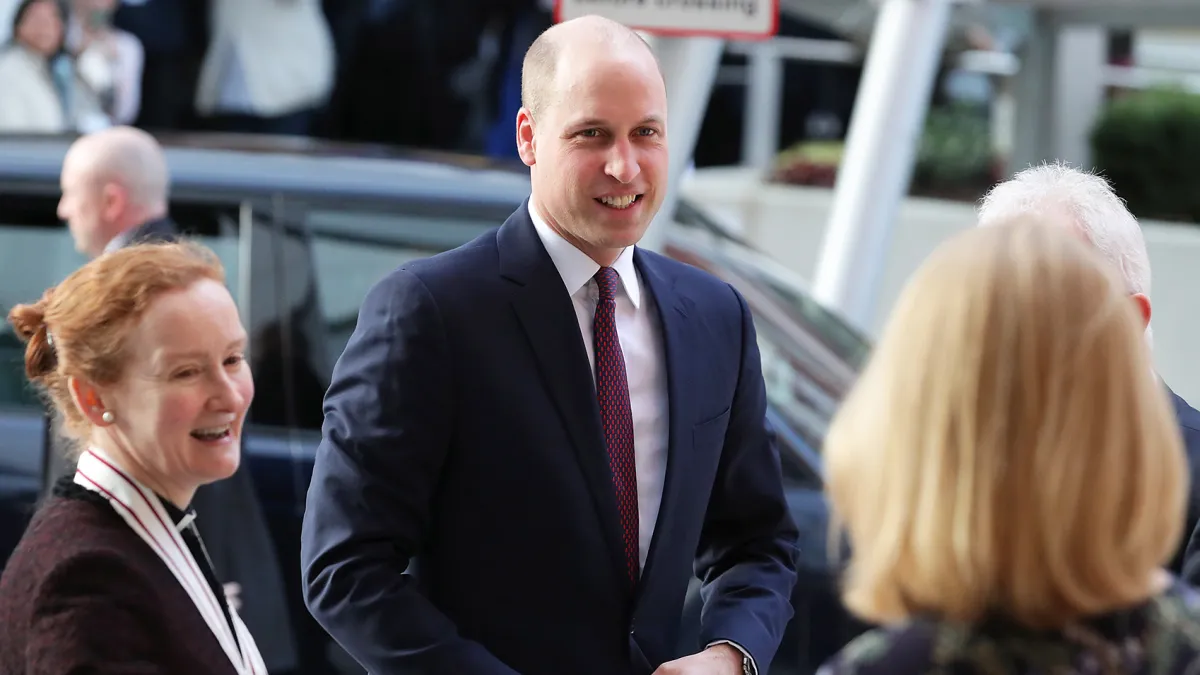 Prince William shaved head