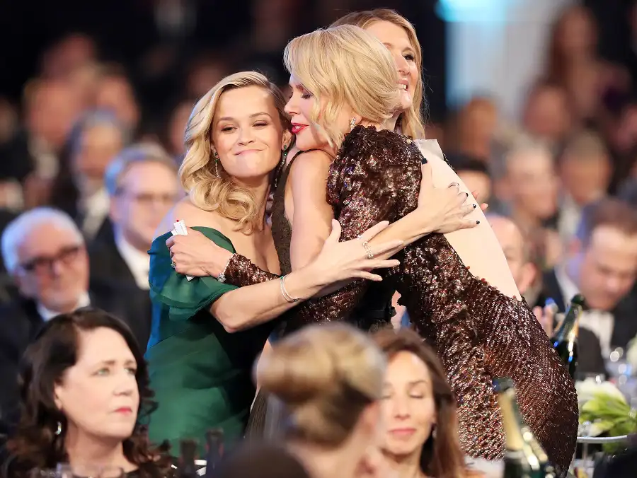 Reese Witherspoon Laura Dern Nicole Kidman SAGs 2018 audience