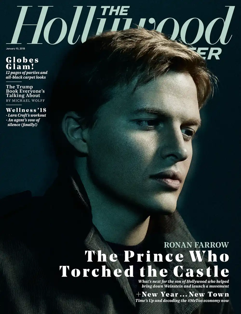 Ronan Farrow The Hollywood Reporter cover