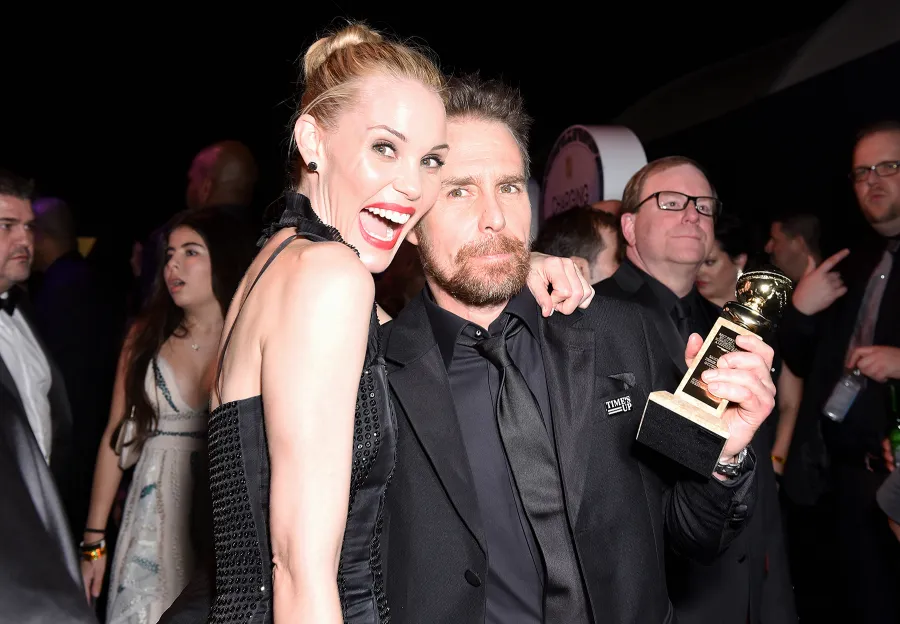 Sam Rockwell Leslie Bibb Hulu's 2018 Golden Globes After Party 2018