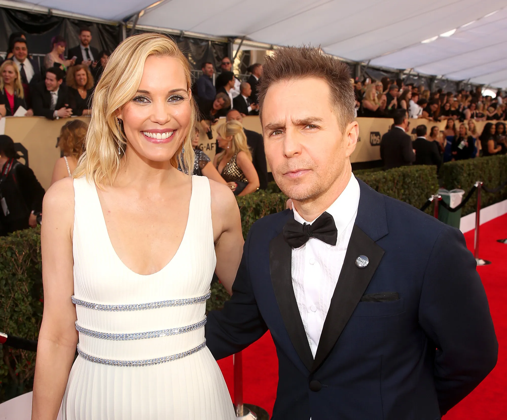 Leslie Bibb and Sam Rockwell