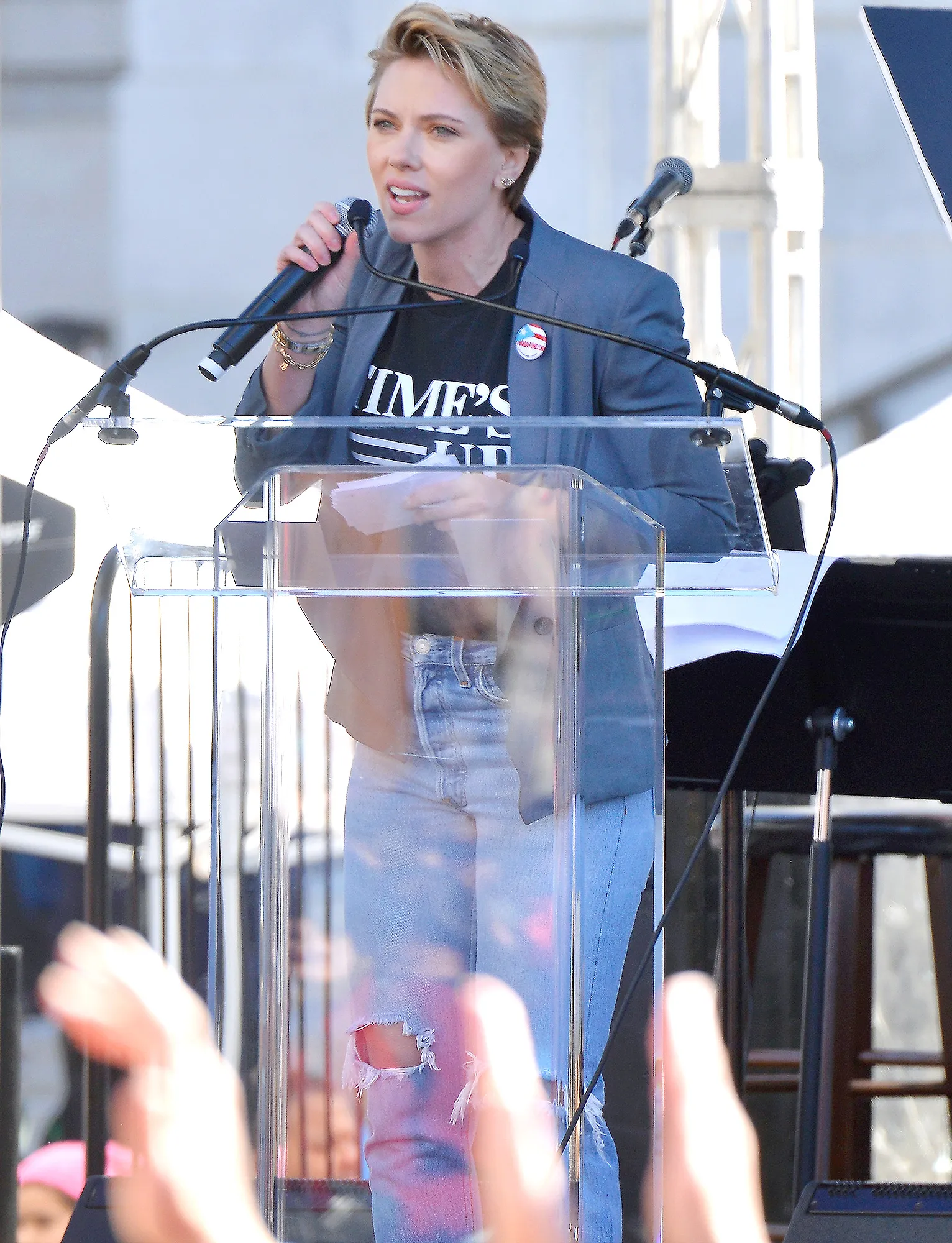 Scarlett Johansson, Women's March 2018, James Franco, Time's Up