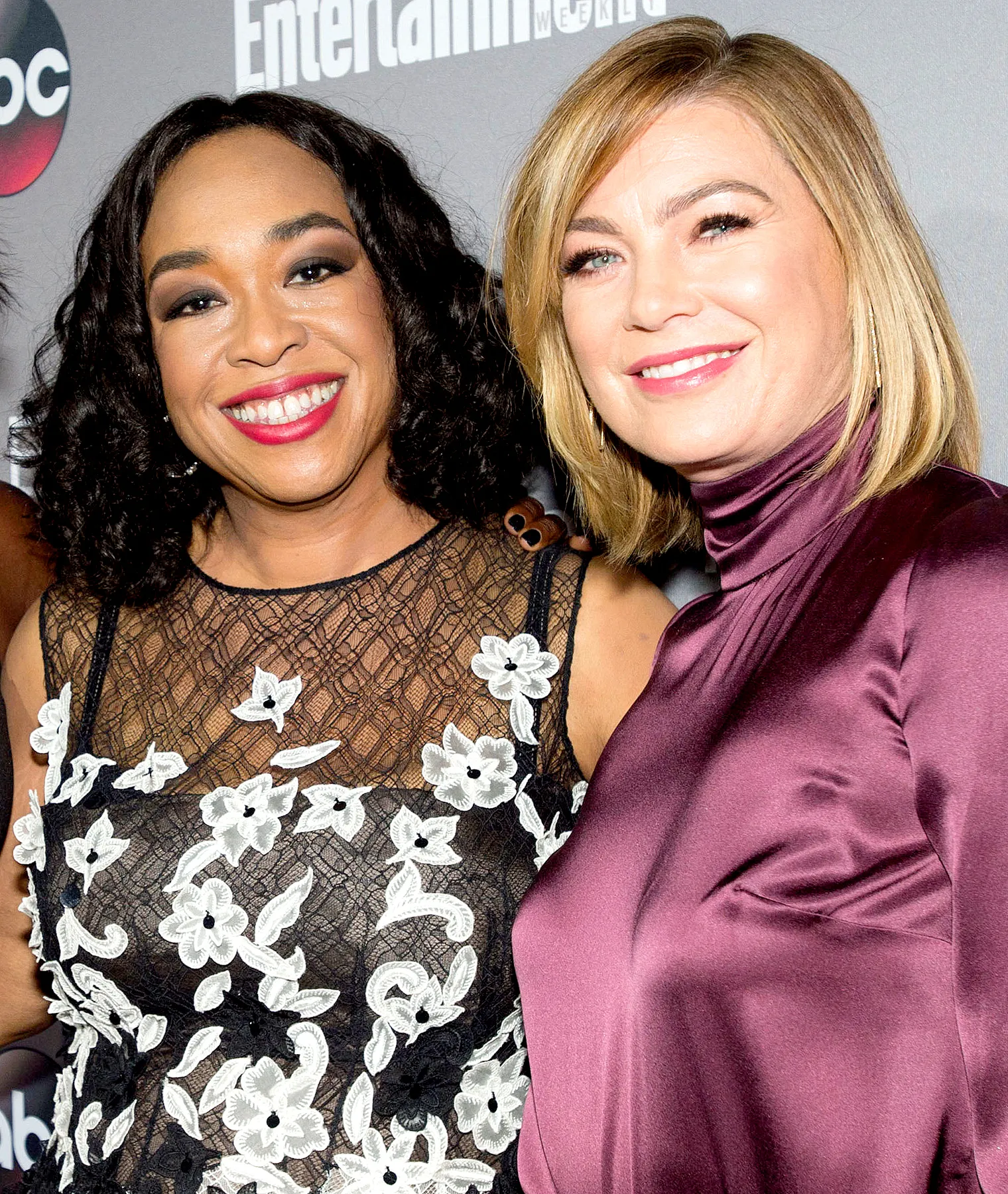 Shonda Rhimes and Ellen Pompeo