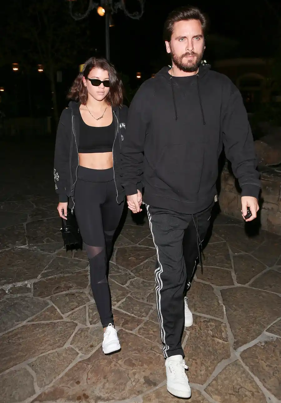 Sofia Richie Scott Disick dinner date