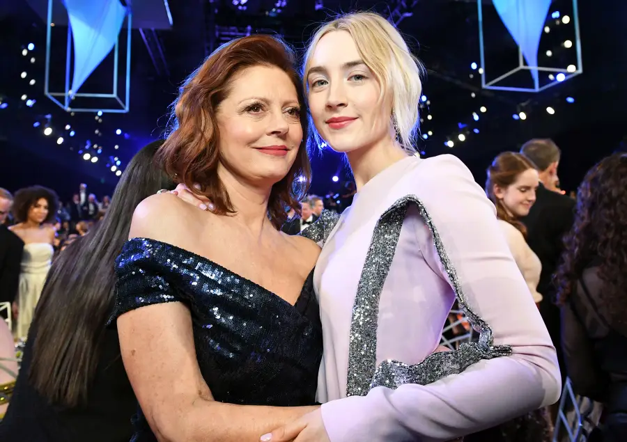 Susan Sarandon Saoirse Ronan SAGs 2018 audience