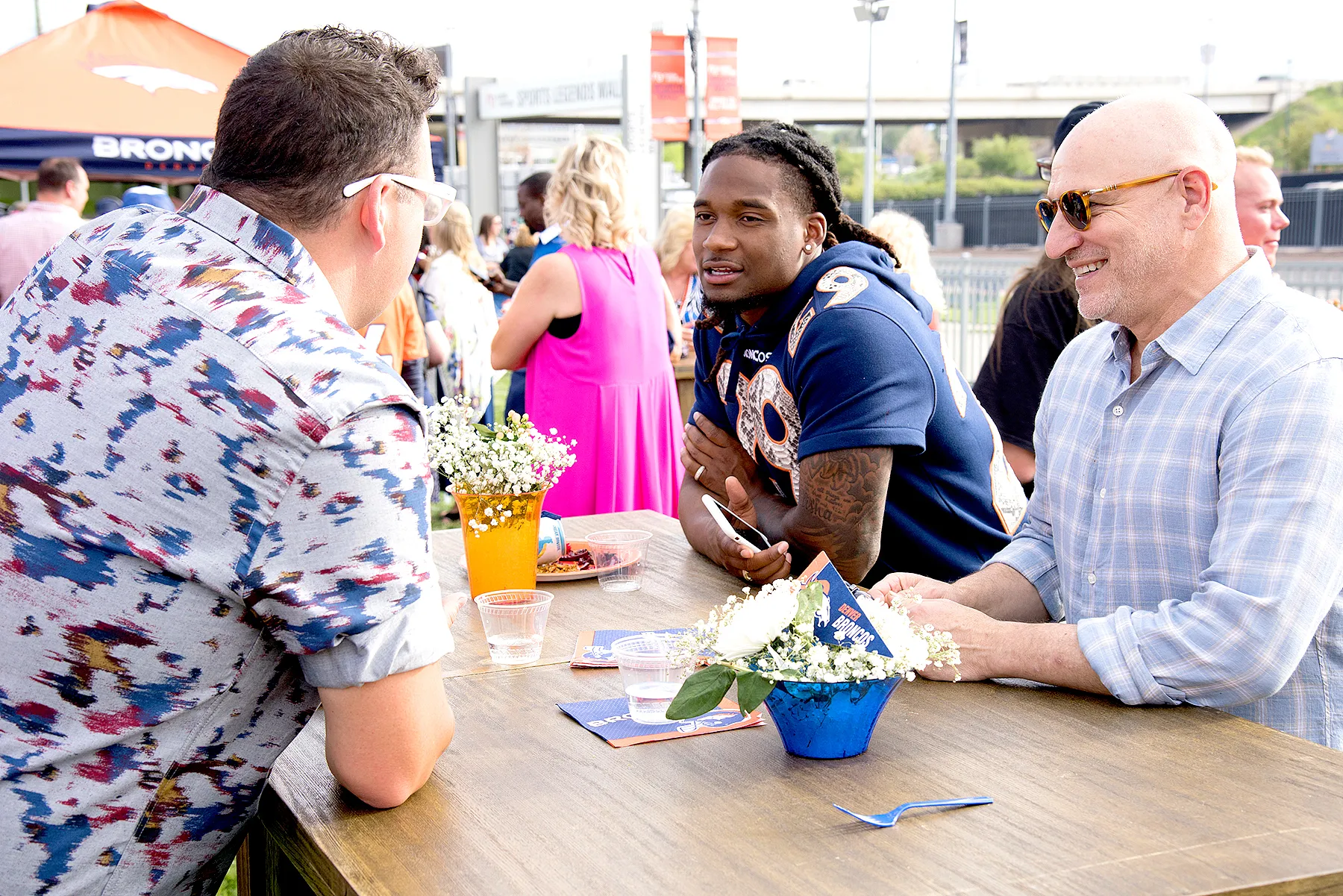 Bradley Roby and Tom Colicchio on Top Chef