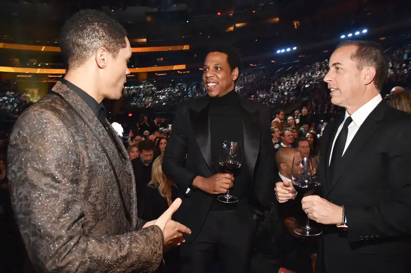 Trevor Noah Jay Z Jerry Seinfeld Grammys 2018