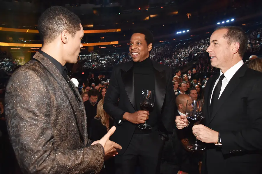Trevor Noah Jay Z Jerry Seinfeld Grammys 2018