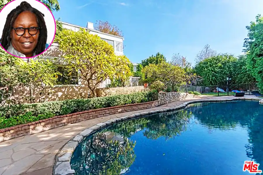 Whoopi Goldberg Pacific Palisades pool