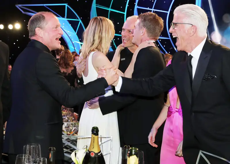 Woody Harrelson Ted Danson SAGs 2018 audience