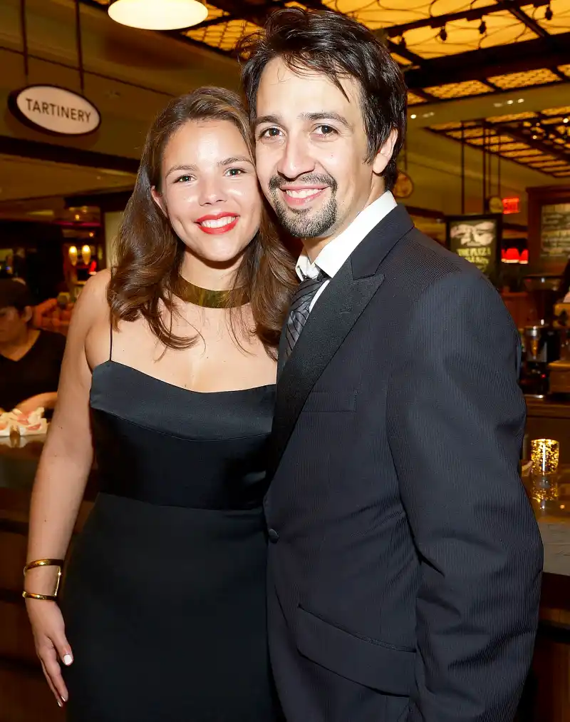 Lin-Manuel Miranda and Vanessa Nadal attend 2013 Tony Awards in New York City.