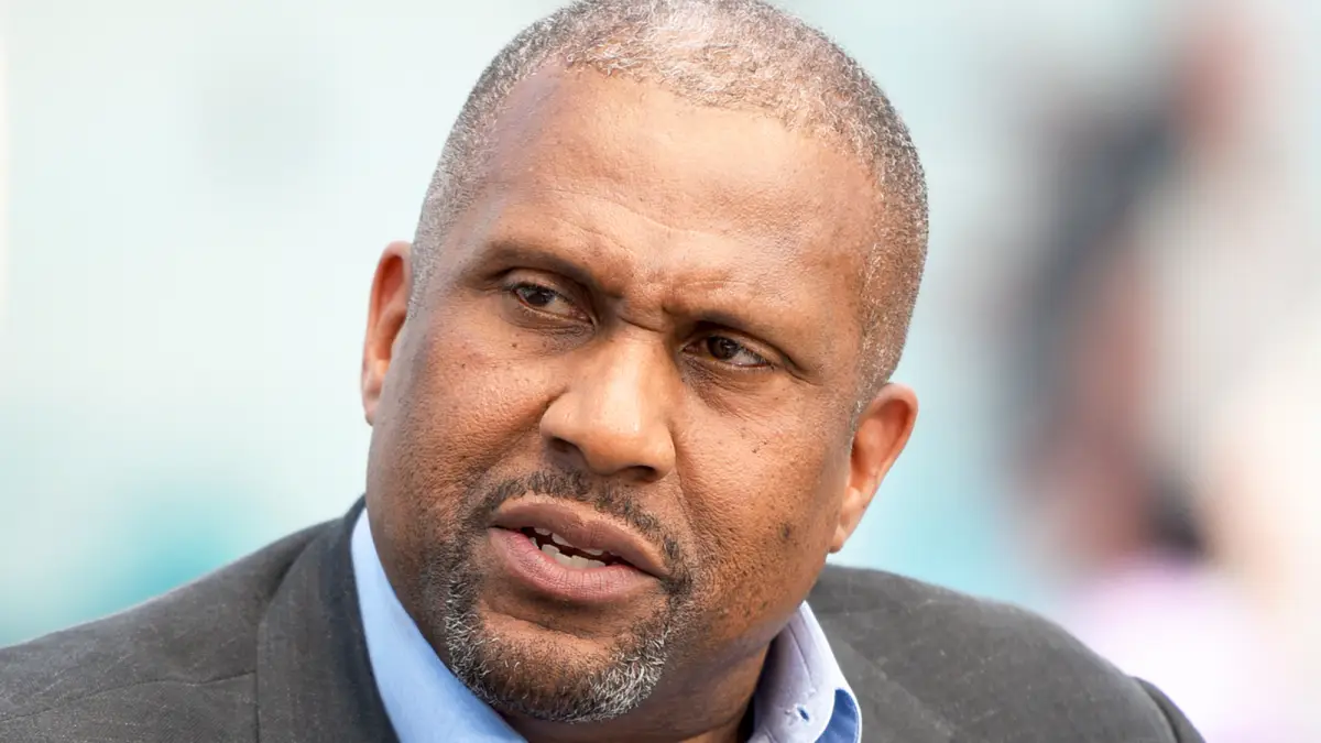 Tavis Smiley visits Universal Studios Hollywood in Universal City, California.