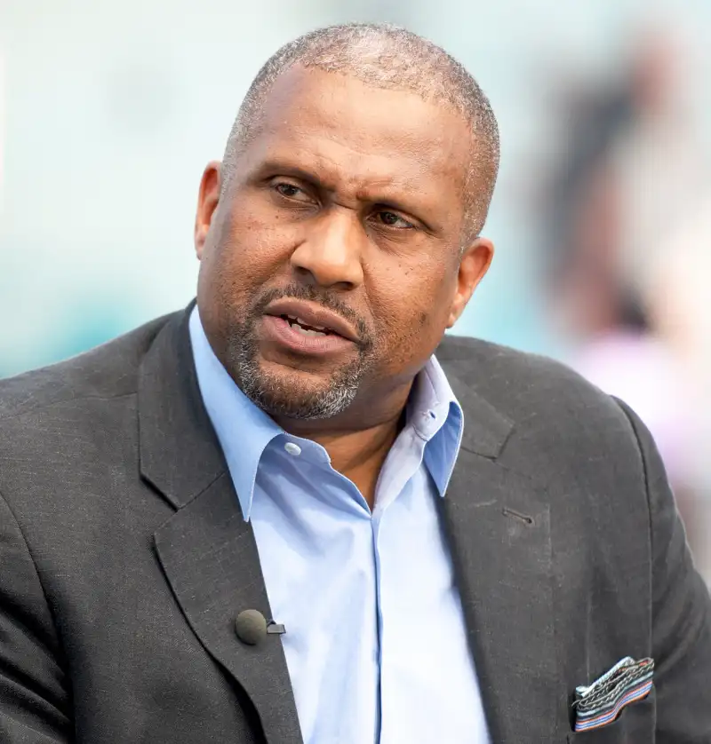 Tavis Smiley visits Universal Studios Hollywood in Universal City, California.