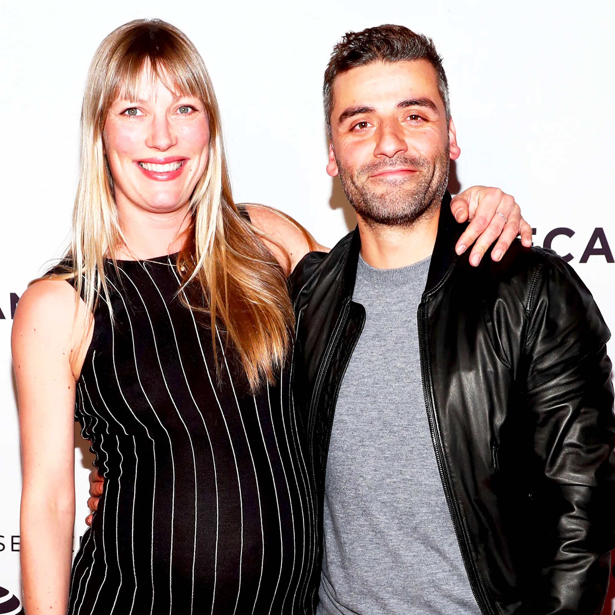 Oscar Isaac and Elvira Lind attend the "Bobbi Jene" Premiere during 2017 Tribeca Film Festival at Cinepolis Chelsea in New York City.