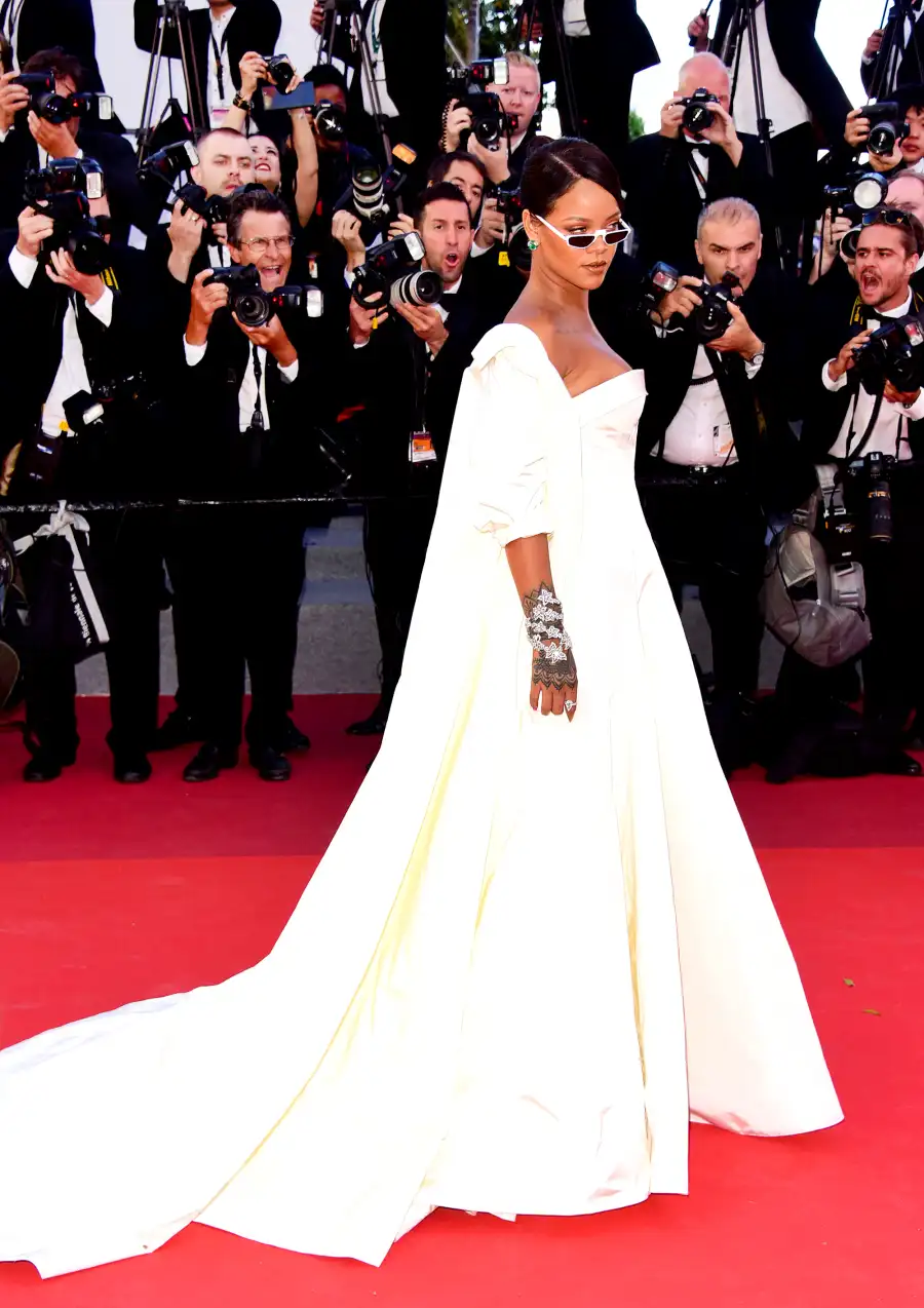 Rihanna attending the Premiere of OKJA at Cannes film Festival on May 19, 2017 in Cannes, France.