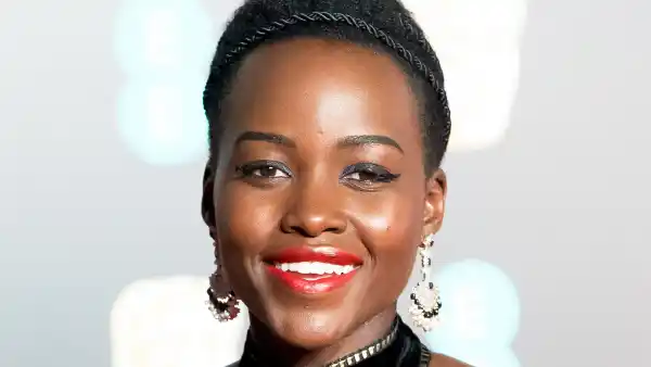 Lupita Nyong'o attends the EE British Academy Film Awards held at Royal Albert Hall on February 18, 2018 in London, England.