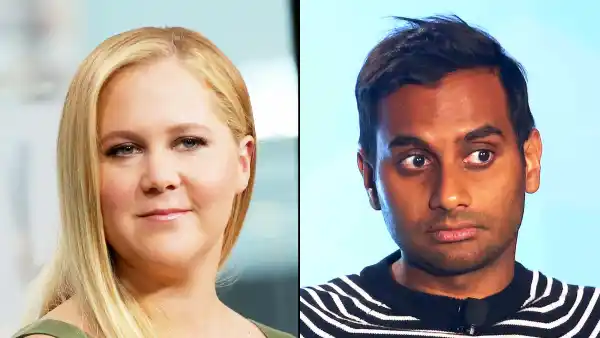Amy Schumer and Aziz Ansari