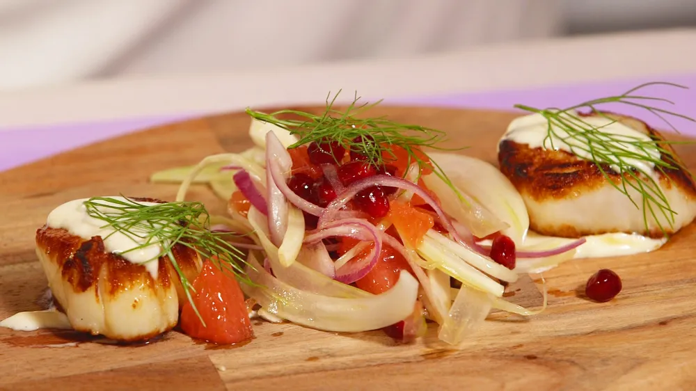 Celebrity Chef Anne Burrell Scallops