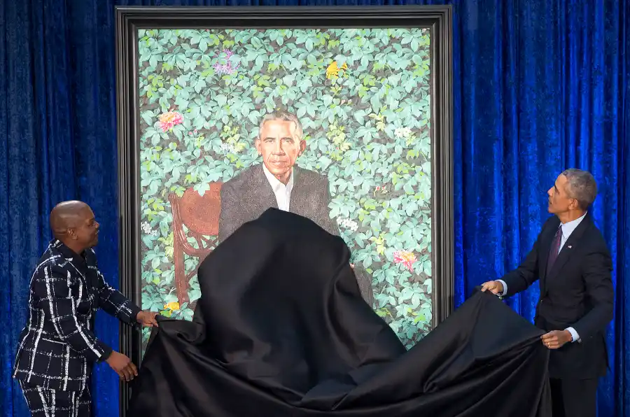 Obamas Unveil Official Portraits at Smithsonian National Portrait Gallery