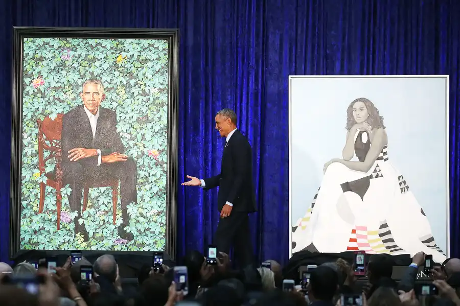 Obamas Unveil Official Portraits at Smithsonian National Portrait Gallery